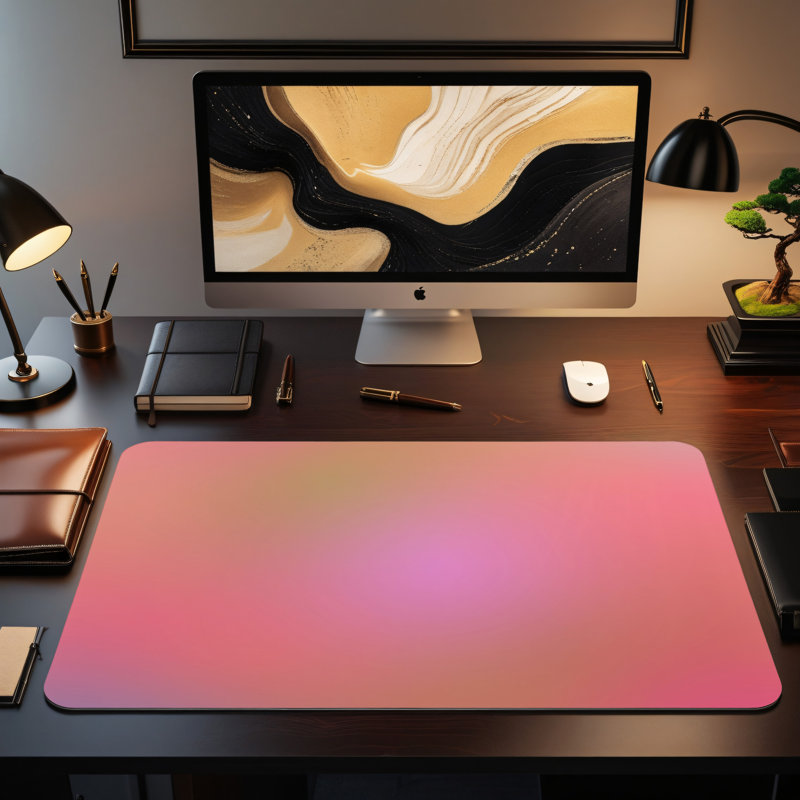 Polyester Desk Pad, 31.5x15.5