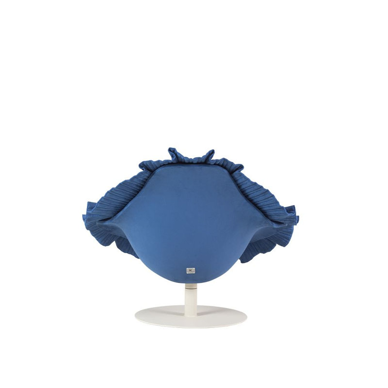 Bloom Chair, Cobalt Blue, White