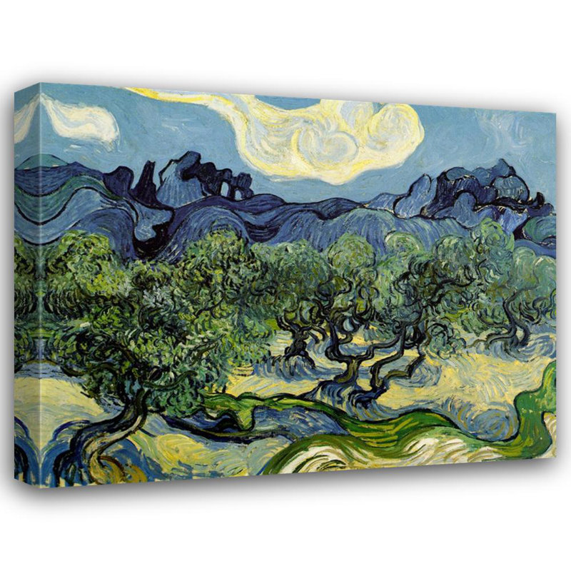 Les oliviers, 1889, H 19 po x l 24 po