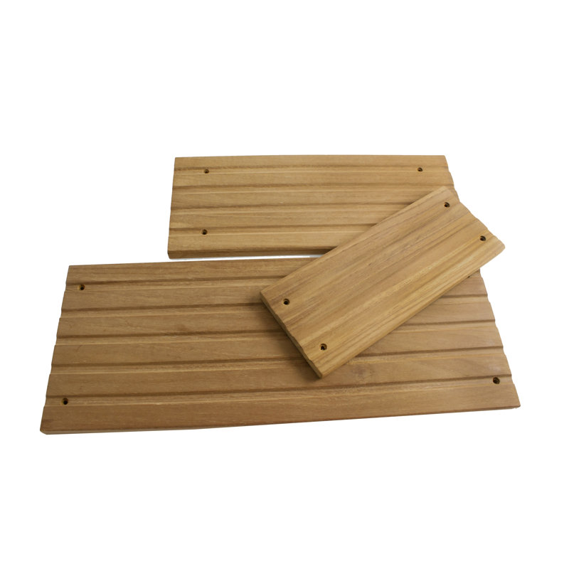 Planche de terrasse en bois 11,5 po x 4,75 po brun clair Flooring, L 15 po x l 6 po