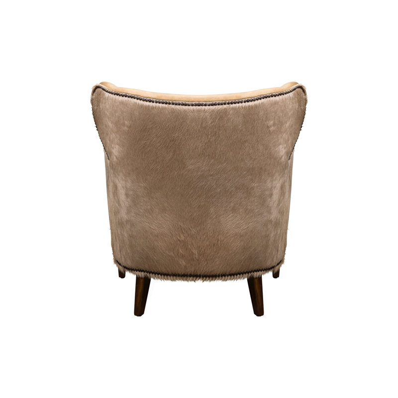 Fauteuil en cuir fleur 28,5 po Orleans
