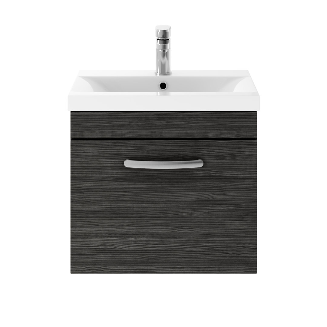 Athena 510mm Single Bathroom Vanity with Integrated Ceramic Basin