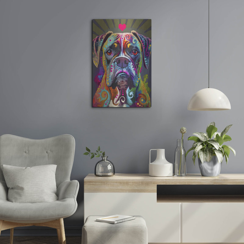 «Boxer» par Dean Russo, H 24 po x l 16 po