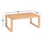 Table basse rectangulaire en bois massif 48 po avec bords festonnés Leidesdorff-136870208