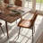 Extendable Rectangular Dining Table Set For 8 With Faux Leather Chairs-131564513