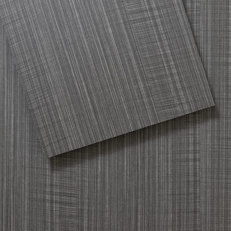 GlueCore Fab 28mil x 12" W x 24" L Adhesive Vinyl Tile Flooring, Iron Weave