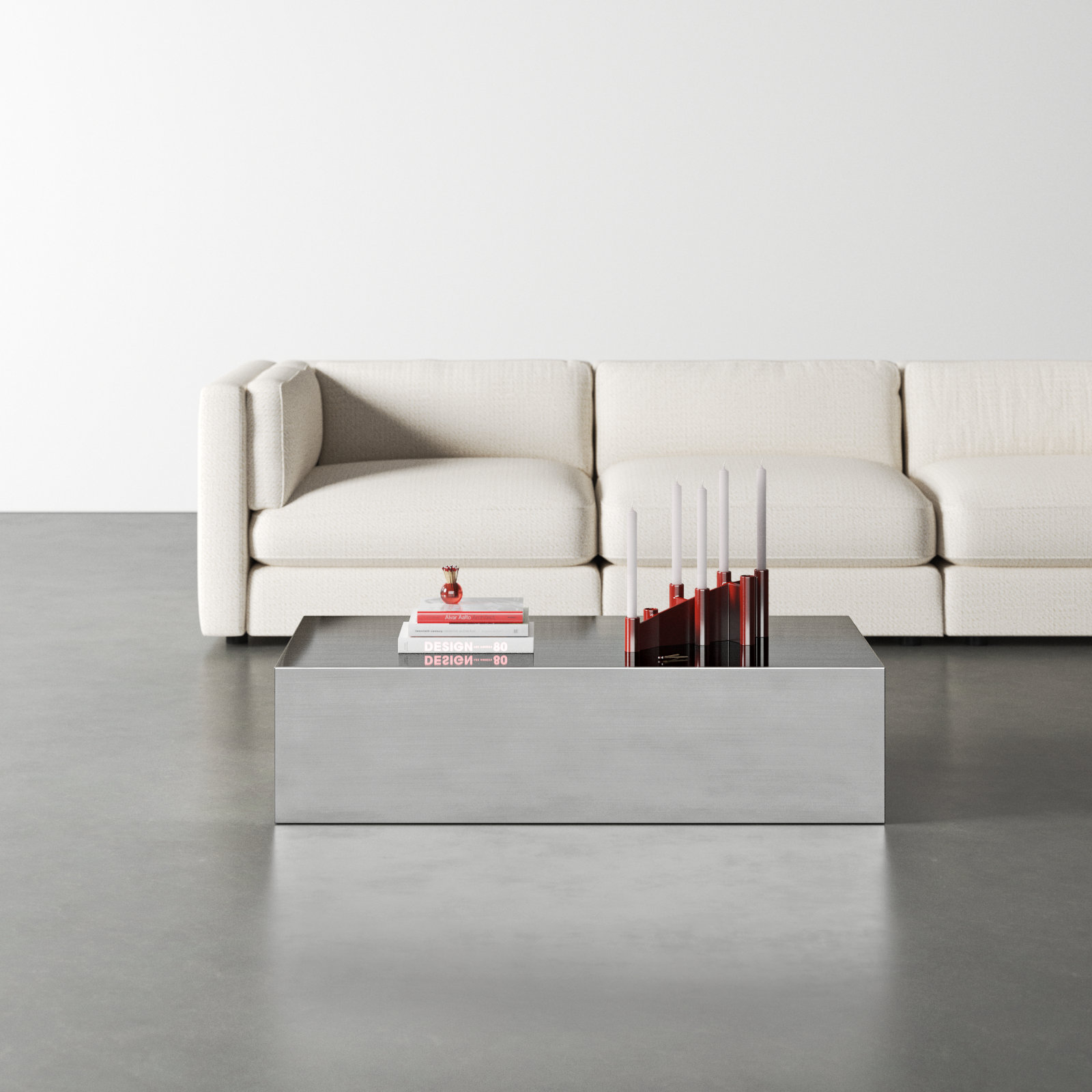Everson Single Coffee Table, Gray