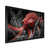 Impression noire sur toile encadrée sélectionné