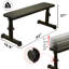 LE banc de musculation plat pour l'entraînement en force avec hauteur réglable à 5 niveaux