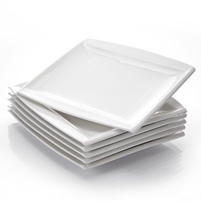 21cm Porcelain China Commercial Dishwasher Safe Salad or Dessert Plate,  