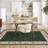 Farmhouse Floral Rug Washable Area Rug Non Slip, Soft Non Shedding Indoor Carpets, Low Pile Thin Foldable Printed Floor Mats, Bordered Carpet for Living Room Nursery Bedroom-268518425