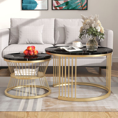 Amahya Frame Coffee Table with Storage