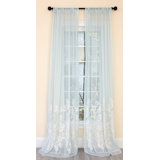 Knutson Polyester Semi Sheer Curtain Single Panel