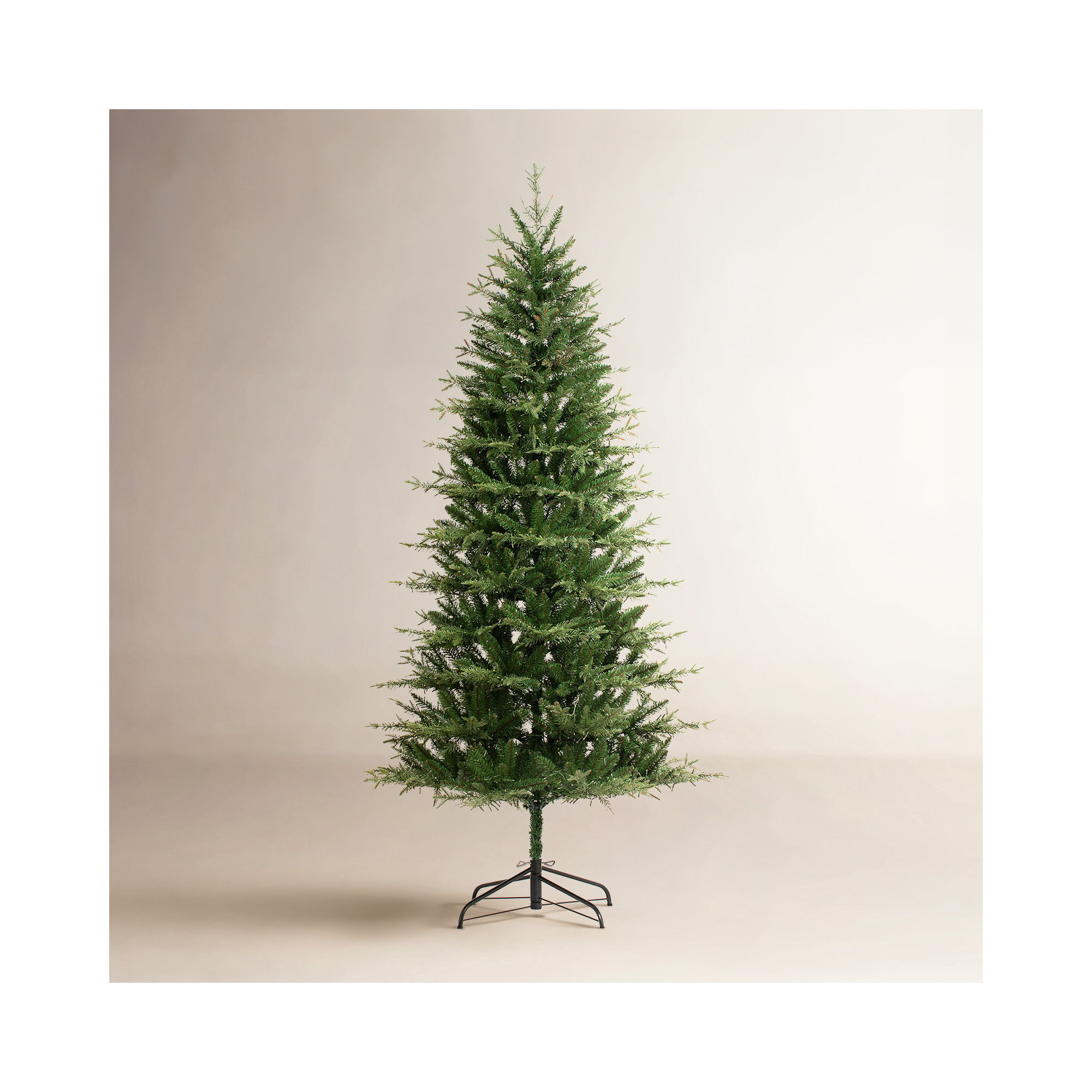 84' Lighted Artificial Fir Christmas Tree
