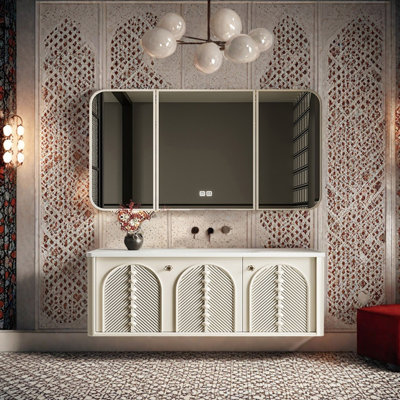 French style simple bathroom cabinet