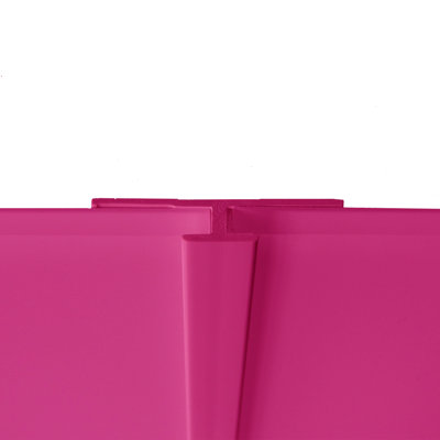 1.22" x 96" Wall Paneling in Pink