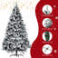 Flocked Artificial Christmas Tree-1111843910