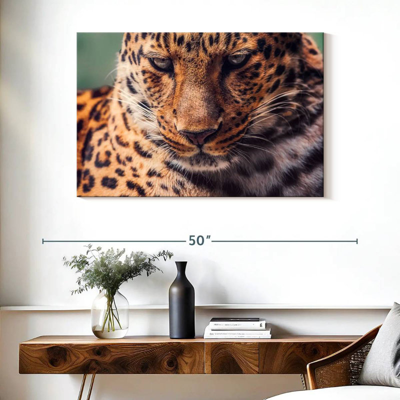 Jaded Leopard, 26" H x 39" W