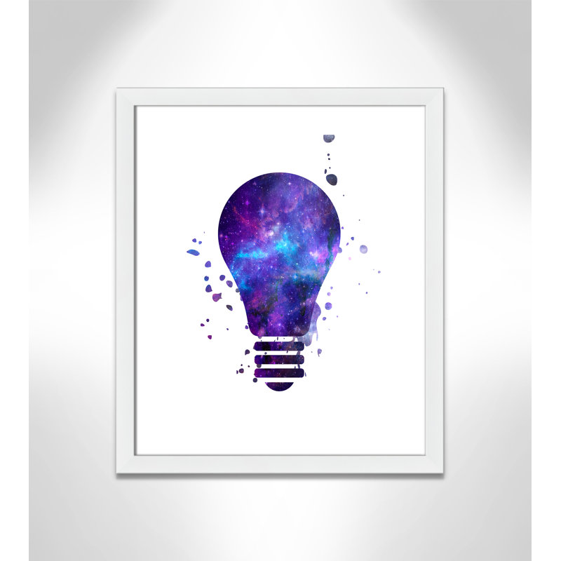 Décoration murale pour enfants light vagues, 24.5" H x 20.5" W x 0.63" D, Cadre blanc