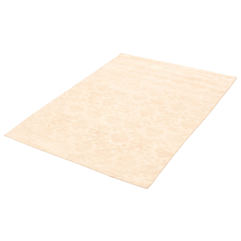 Tapis crème noué à la main Bloomsdale