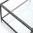 Lalia 2-Piece Modern Hammered Metal 1-Shelf End Table Set-125373197