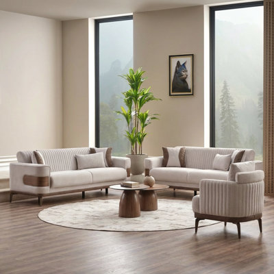 Hoh 3 - Piece Living Room Set
