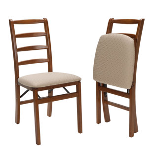 Stakmore Shaker Ladder Back Folding Chair (Set of 2)