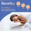 Oreiller moyen Nova 10% duvet d'oie et 90% plumes (paquet de 2)-1912242938