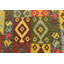 Tapis de zone en laine brun/vert/beige 3 pi 5 po x 5 pi 2 po one-of-kind à la main noué la Doorfield