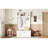 Hall Tree With Storage Shoe Bench For Entryway And Hallway, 4-In-1 Design Coat Racks With Hooks For Living Room-927285830