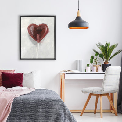 Heart Shaped Lollipop Floating Frame, design by Ethan Harper