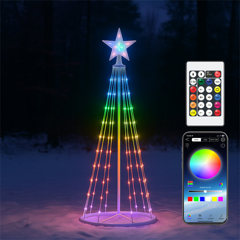 Indoor / Outdoor 1.5m app controlled Lighted Trees & Branches