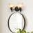 Bathroom Vanity Light Over Mirror, Modern Vanity Lighting with Texture Glass Shade, Wall Mount Bathroom Light Fixtures, E26 Base-1806338569