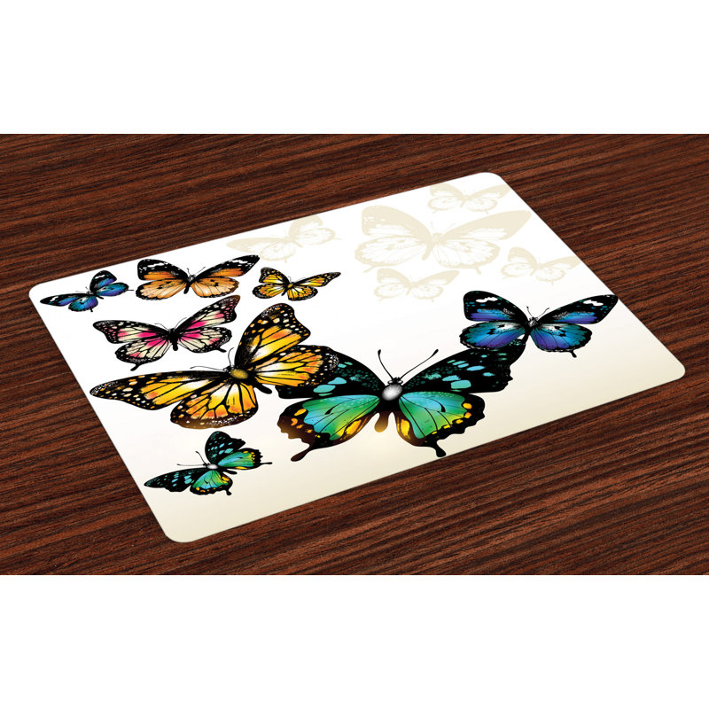 Ashna Butterfly Monarch Placemat