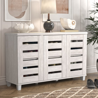 Millan 16 Pair Shoe Storage Cabinet