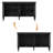 58'' Vintage Sideboard Buffet Cabinet, 4 Fluted Tempered Glass Doors Credenza Solid Wood Turned Legs-217219393