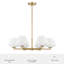 Plafonnier lustre 6 lumières Hunter Celestial Valley-114532203