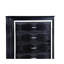 1 pièce, commode crocodile style contemporain, poignée en croûte de diamant, queue d'aronde anglaise, 5 tiroirs, finition miroir noir de 3 m