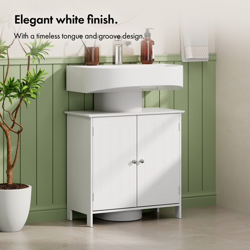 Caicos Holbrook Tongue & Groove Under Sink Bathroom Cabinet