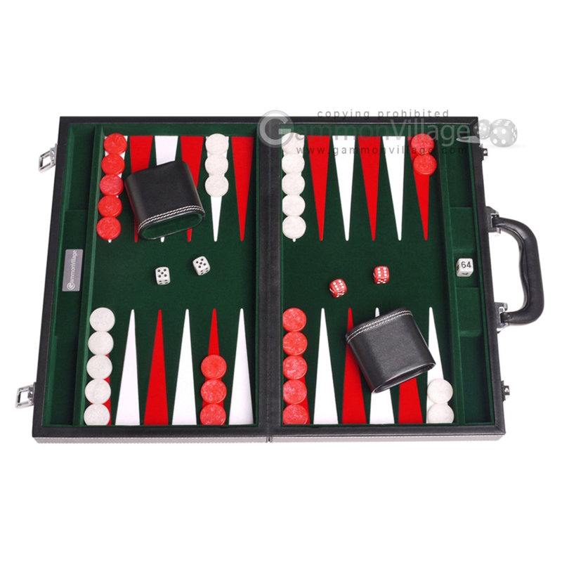 Middleton Games 2 Player Backgammon, 2.375" H x 9.75" W x 15" D