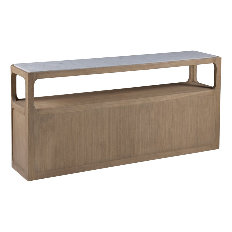 Simpatico 54'' W Marble Console Table