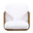 Fashionable Outdoor Club Chair - Water- Cushion Covers & Wood Modern Sitting Padding