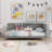 Twin Size Wood Daybed/Sofa Bed, Gray-2054743355-2054743353