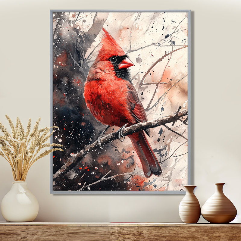 Krupp - Animals Wall Art Prints, Argent argent, Impression encadrée flottante, H 32 po x l 16 po