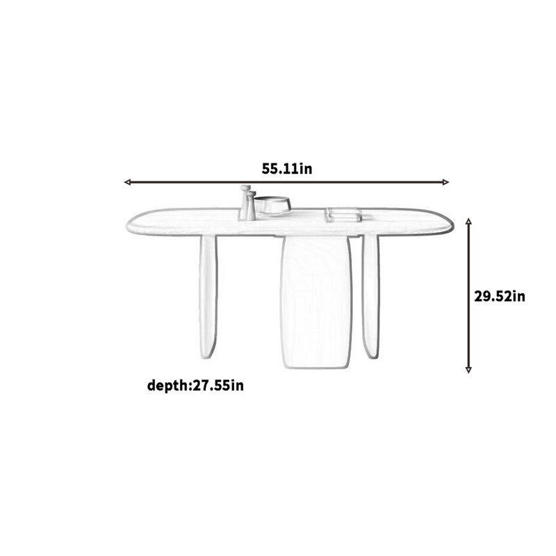 Marrium, 29.52"H x 55.11"L x 27.55"W