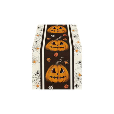 Halloween Decorations Tablecloth Table Runner Halloween Patriotic Table Linen Set Dining Table Home Decoration