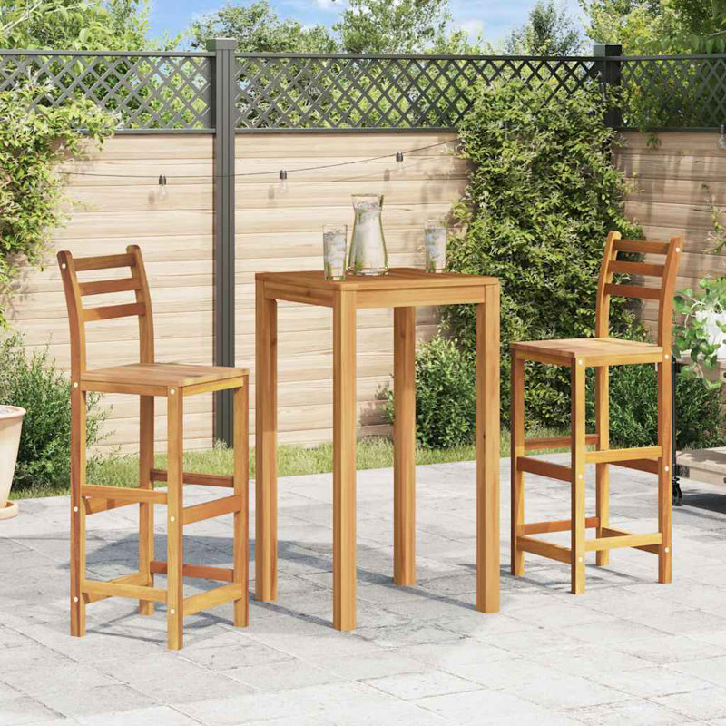 Bar Stool Bar Seat Counter Height Stool for Kitchen Pub Solid Wood, 2