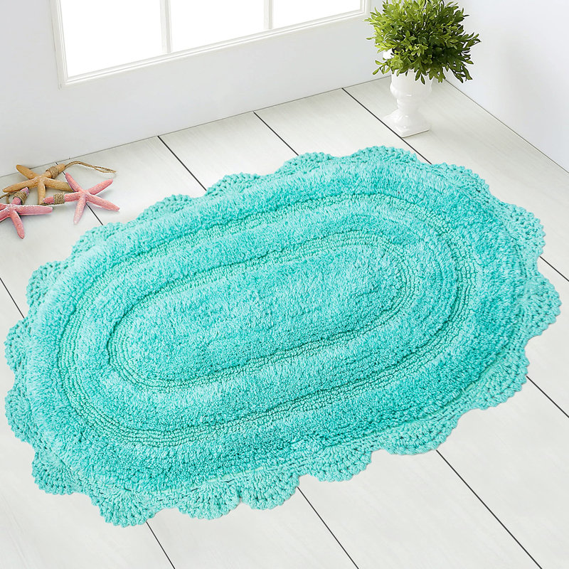 Casanova Non-Slip, Turquoise, 34" L x 21" W