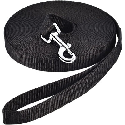 Longe de dressage pour chien, sangle en nylon de 33 pi, corde longue pour laisse de chien