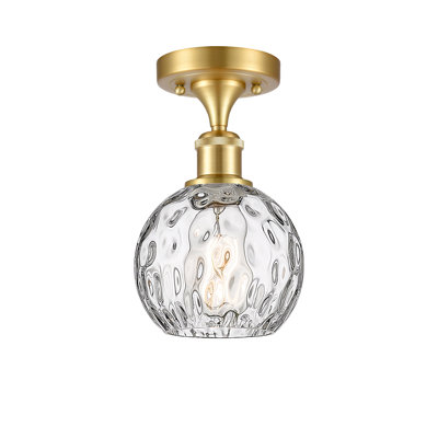 Plafonnier semi-encastré 1 lumière 8 po Cindi